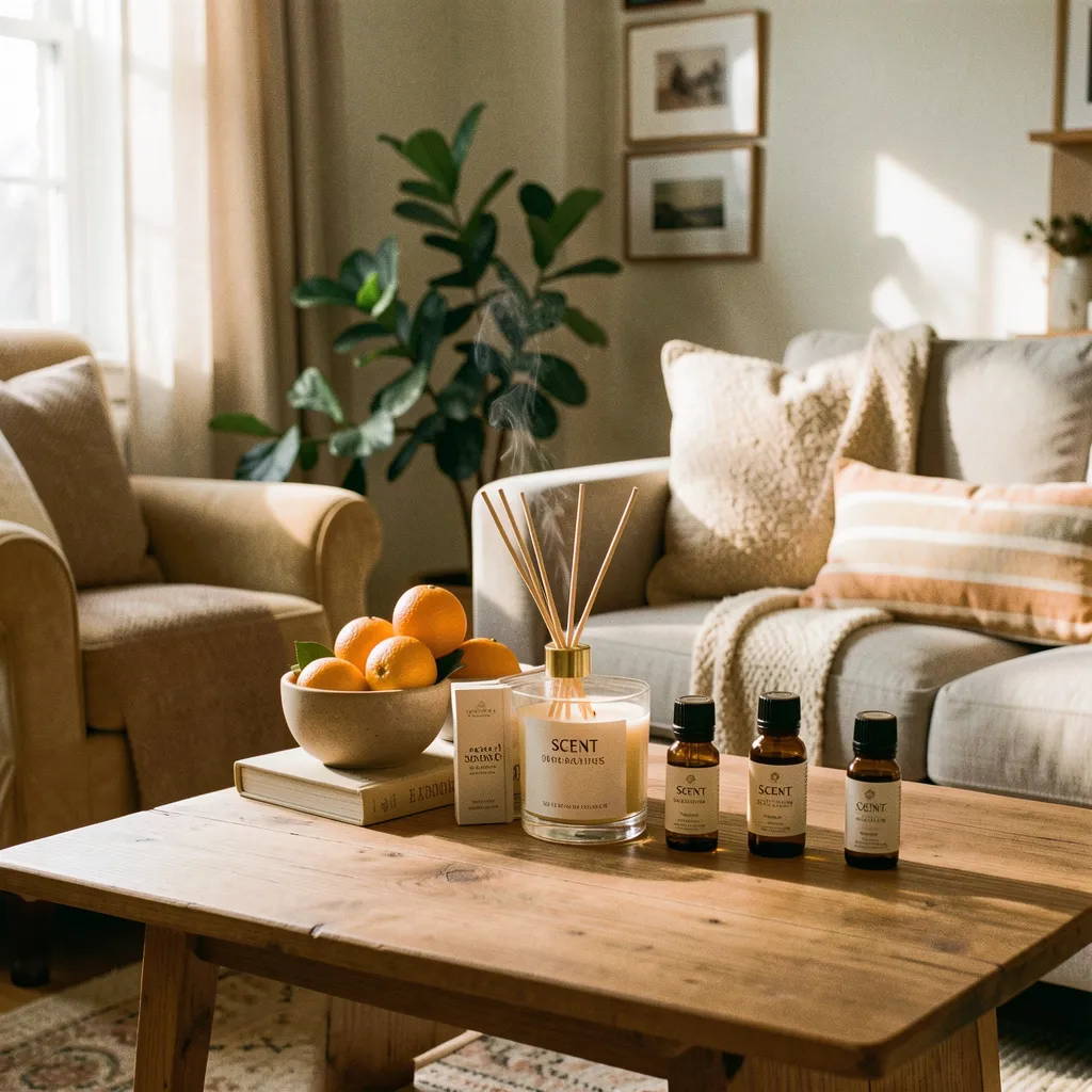 Duftdiffusor i moderne interiør